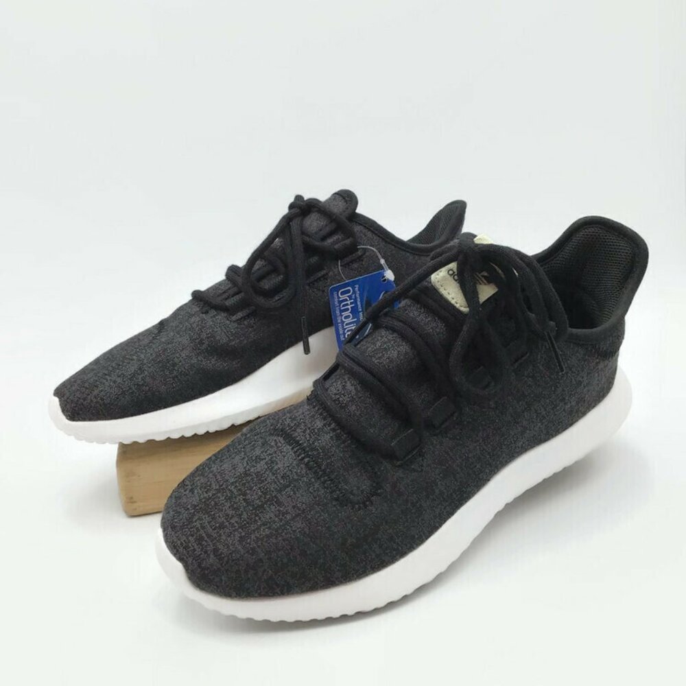 Adidas Tubular Shadow Sneakers Womens 7 Black Gray New